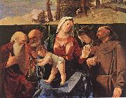 Lorenzo Lotto, Madonna and Child with Saints